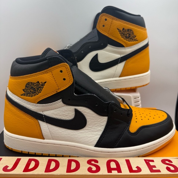 Nike Air Jordan 1 Retro High OG Taxi Yellow Toe 555088-711 Men’s Size 13 NIB - Picture 1 of 12